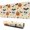 Vintage Halloween Icons, variant on Long Mouse Pads for Desk,Vintage Halloween Scene Pattern Desk Mats on Top Of Desks, Desk Mouse Pad Extra Large with 3mm Non-Slip Base and Stitched Edge for Gaming,Office,Work,Home 31.5x11.8in