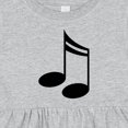 thumbnail image 4 of Inktastic Music Notes for the Music Lover Girls Baby Dress, 4 of 5