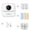 White, variant on Bluetooth Mini Thermal Printer, Portable HD Wireless Printer for Self-Adhesive Paper - Great for Printing Labels, Pictures, Photos, Receipts, Notes and To-Do Lists - for Home, Office, School