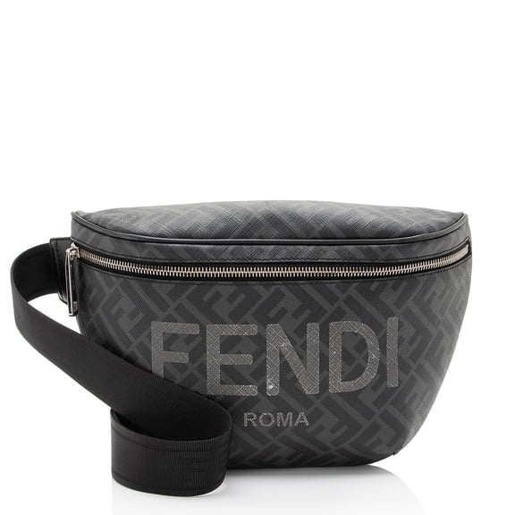 Pre-Owned Fendi Coated Canvas FF Belt Bag