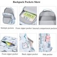 thumbnail image 4 of Mochila Mfikaryi para niñas, escuela, impermeable, nailon, 0,65 kg, 4 of 6