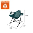 thumbnail image 3 of Chaise hamac pivotante Ozark Trail, Verte, Portable, 3 of 17
