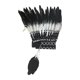 thumbnail image 4 of El tocado de plumas indio estadounidense los papeles de tocado interpretan la diadema para la fiesta del show show Negro, 4 of 8