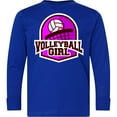 thumbnail image 3 of Inktastic Volleyball Girl Long Sleeve Youth T-Shirt, 3 of 5