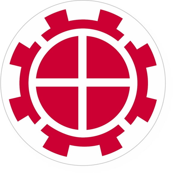 3.8 Inch 35th Engineer Brigade Patch Vinyl Transfer Decal