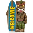 thumbnail image 1 of Adorno De Tabla De Surf Con Señal De Bienvenida, Estatua De Jardín De Resina Para Patio, 1 of 7
