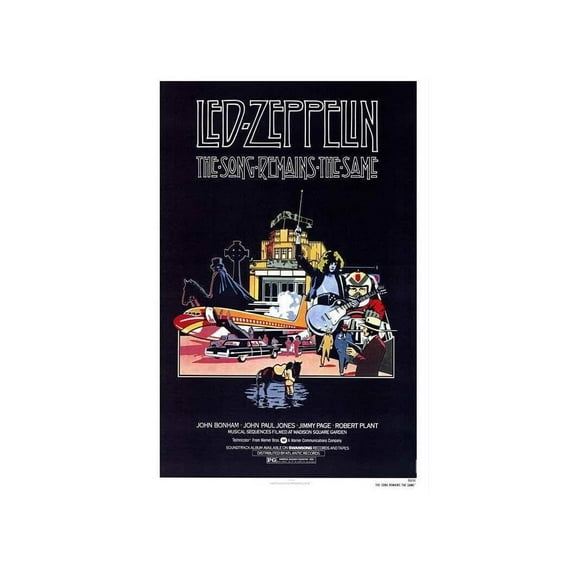 The Song Remains the Same John Bonham Movie Film Poster