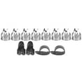 thumbnail image 4 of Guitar Finger Picks,12Pcs Finger Picks Metal Pick Finger Cots Guitar Accessories Seamless Integration, 4 of 14