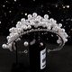 thumbnail image 5 of 1 juego de pendientes de novia de moda con diseño de perlas de aleación y temperamento., 5 of 6