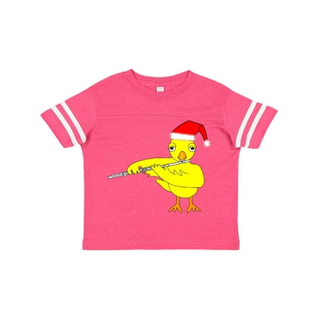 

Inktastic Santa Cap Flute Chick Gift Toddler Boy or Toddler Girl T-Shirt
