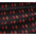 thumbnail image 5 of oneOone Viscose Jersey Fabric Argyle Ikat Print Fabric BTY 60 Inch Wide, 5 of 5