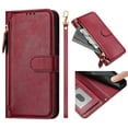 thumbnail image 2 of For Samsung Galaxy Case,Solid Color Zipper Flip Wallet PU Leather with Stand and 7 Card Slot Phone Case For Samsung Galaxy S25 S24 S23 S22 S21 S20 A12 A13 A14 A15 A16 A06 A36 A26 A56 A54 A32 A34 A33, 2 of 30