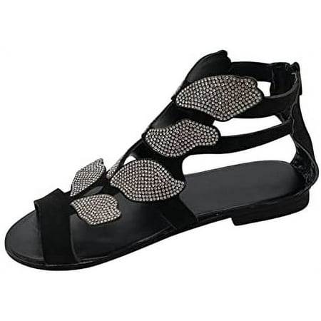 

Womens Wedding Party Crystal Dress Sandals High-Top Sandals Open Toe Sandals