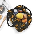 thumbnail image 3 of KLL Funny Fox by the Field Print Insulated Lunch Bag Women, Reusable Cute Tote Lunch Box for Adult & Men, Leakproof Cooler Lunch Bags for Work Office Travel Picnic, 3 of 6