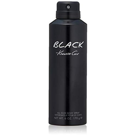 Kenneth Cole Black Body Spray Cologne for Men, 6.0 Fl. Oz.