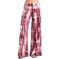 thumbnail image 1 of FASHIONWT Women Easy Care Athletics Wide Leg Slacks Loose Stretchy Tie Dye Pants, 1 of 4