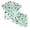 AA-#Light Green1716, variant on WOYY Infant Boys Dinosaur Print Pajamas Button Front Short Sleeve Top Shorts Loungewear Set