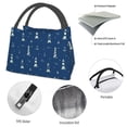 thumbnail image 6 of Kuqiui Lunch Bag for Women/Men,Waterproof Reusable Portable Lunch Tote,Lunch Box Bag.Thermal Cooler Bag Ideal for Work/Party/Travel/Picnic (Lighthouses and Anchors ), 6 of 8