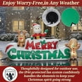 thumbnail image 6 of 9.5 FT Christmas Inflatable Merry Christmas Sign with Santa, Reindeer & Gingerbread Man, LED Lit in- & Outdoor Decoration for Yard Garden Lawn Winter Decor, 6 of 9