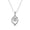 White Gold, variant on Sabrina 18k Yellow Gold Plated Pendant Necklace with Swarovski Crystals Gift for Women