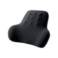 thumbnail image 2 of Almohada de apoyo lumbar Cojín para la parte baja de la espalda Espuma viscoelástica multiusos Transpirable negro, 2 of 9