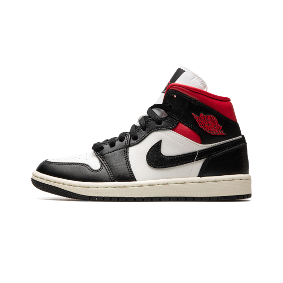 Jordan WOMENS AIR JORDAN 1 MID Womens "Black / Gym Red / Sail" BQ6472 061 BQ6472 061 from Stadium Goods