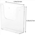 thumbnail image 4 of 9X Organizador de Archivos Montado en la Pared Carpeta de Soporte de Archivos Transparente Montada en la Pared Soporte de Archivos A5 para Oficina en Casa, 4 of 7