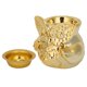 thumbnail image 4 of Quemador de incienso de cerámica con diseño de búho dorado, difusor de aroma, portavelas para sauna, meditación, salón de belleza, 4 of 10