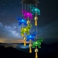 thumbnail image 6 of ZZkhGO Solar Elephant Wind Chime Lights, Colorful Outdoor Garden Decoration, Gift for Mom Women Mother's Day Hanging Mood Light, 6 of 6
