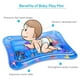 thumbnail image 5 of Tapete de agua para bebé, tapete de juego acuático sin Bpa, juguetes para bebés de 3 a 6 a 9 meses, tapete inflable para el tiempo boca abajo, actividades divertidas para estimular, 5 of 5