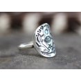 thumbnail image 3 of SS DESIGNS Silver Evil Eye Ring Celestial Ring Antlers Ring Mystic Style Jewelry Witch Ring, 3 of 8