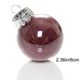 thumbnail image 3 of Bolas de adornos navideños inquebrantables | Esferas transparentes de plástico rellenables | Decoración navideña ligera de 6 cm de diámetro | Rojo Rosa Porrete Verde Blanco Variado | Mochila duradera, 3 of 6