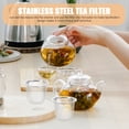 thumbnail image 2 of 10 Pcs Tea Strainer Cup Coffee Strainers Filter Diffuser Spice Infuser Basket Mesh Travel, 2 of 6