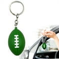 thumbnail image 2 of Football Keychains,Soccer Keychain,Football Purse Charm,Mini Football Keychains For Sport Party Favors,2.1” Inch Small Stress Ball Keychains Bulk For Kids Birthday Gift Goodie Bags Fillers(Green), 2 of 9
