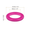 thumbnail image 2 of Unique Bargains Silicone Bobbins Ring Holder Metal or Plastic Sewing Machine Thread Spool Organizers, Rose Red 2 Pack, 2 of 6