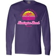 thumbnail image 3 of Inktastic Summer Enjoy the Sunshine Huntington Beach California Pink Long Sleeve T-Shirt, 3 of 5