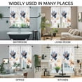 thumbnail image 3 of Blue Yellow Flowers Swag Curtains for Kitchen/Bedroom/Living Room, Spring Summer Garden Wildflowers Scalloped Curtains 63 Inch Long, Window Swag Topper Curtains Valances 2 Panels Set 36"x63", 3 of 8
