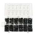 thumbnail image 3 of YiBai Universal Metric Rubber O-Ring Assortment Set Gasket Automotive Seal SAE Kit, Black, 225PCS, 3 of 8