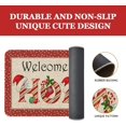thumbnail image 2 of Merry Christmas Door Mat Welcome to Our Home Indoor Oudoor Mat Winter Christmas Holiday Creative Decorative Seasonal Burlap Kitchen Mat Switch Mat for Outdoor 17 x 30 in, 2 of 6