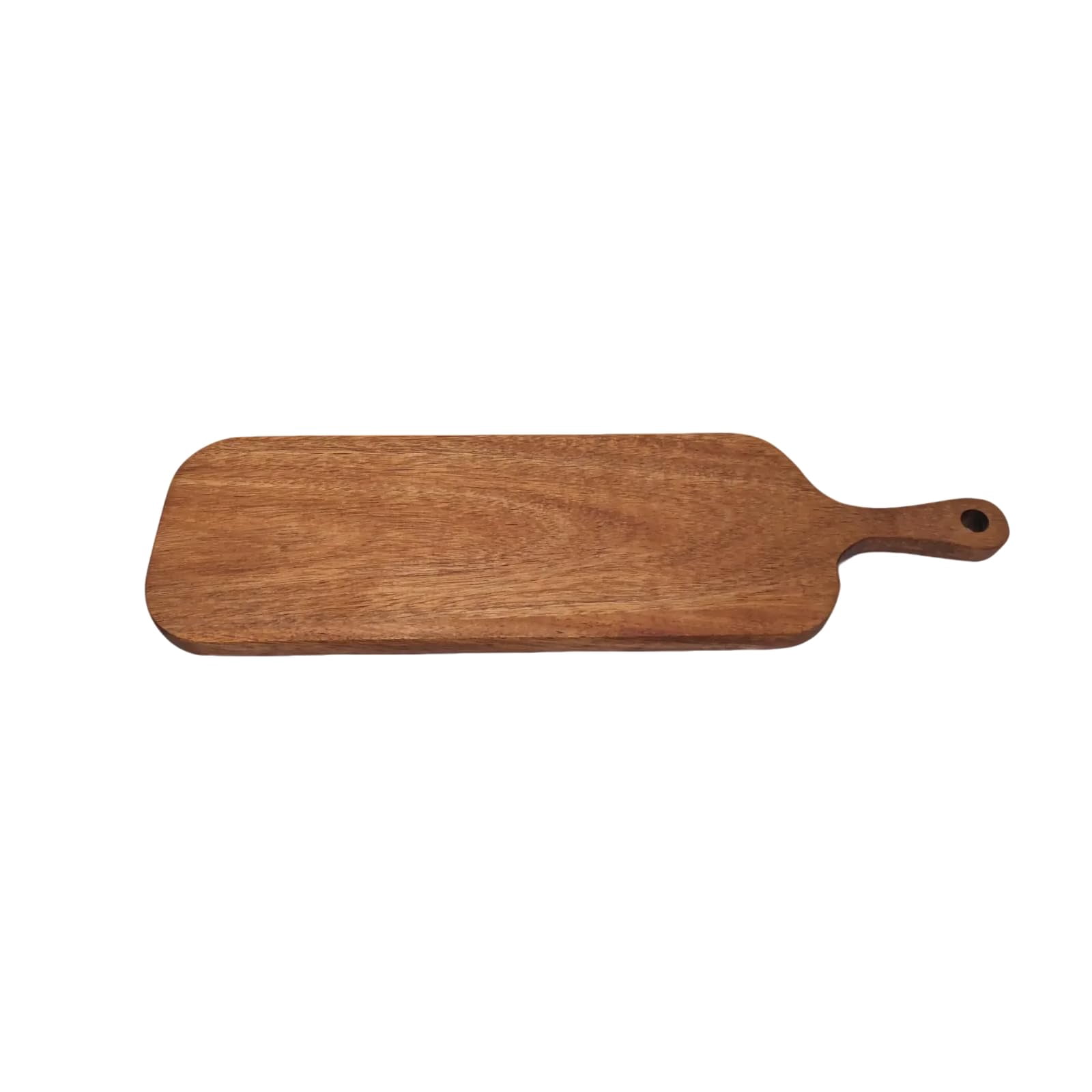 Acacia Wood Serving Board with Handle, Small Size 11" x 8"- Wooden Cutting Chopping Board for Meat, Vegetables, Bread, Charcuterie, Cheese Board - Food Serving Tray for Kitchen Appetizers