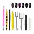 thumbnail image 1 of 8pcs Iman Ojo De Gato De Uñas Art Set Manicura Pedicure Gel, 1 of 4