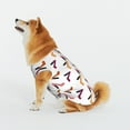 thumbnail image 4 of LNWH Hipster Heels Print Pattern Dog Clothes, Breathable Warm Cotton Pet Clothes 5X-Large, 4 of 8