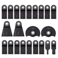 thumbnail image 1 of Duety 22 Pcs Lames de Scie Bi-Métalliques Oscillantes pour Fein BOSCH RIDGID DeWalt, 1 of 11