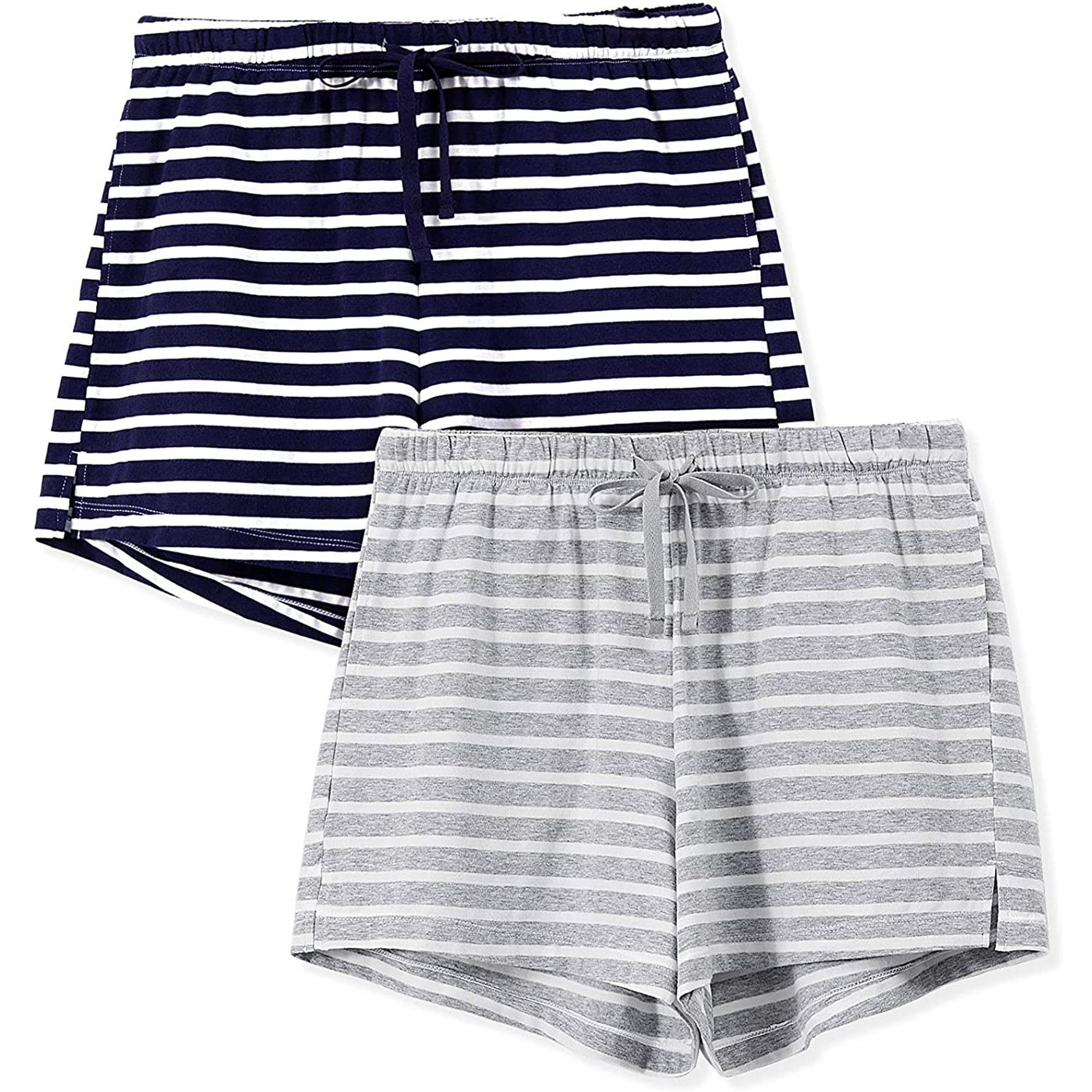 Pajama Shorts for Women 2 Pack Sleep Shorts for Women Lounge Shorts Women Sleep Shorts S XL