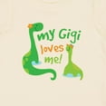 thumbnail image 4 of Inktastic My Gigi Loves Me Grandson Dinosaur Boys Baby T-Shirt, 4 of 5