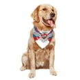thumbnail image 4 of Russian Federation Ministry Defence Flag Dog Bandana Adjustable Dog Bib Scarf Handkerchief For Large Medium Small Dogs Cats Pets, 4 of 6