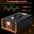 thumbnail image 5 of Mohsoe Pure Sine Wave Inverter 3000W 6000W, 12V to 110V/120V AC with 4 Outlets, Remote Control & LCD Display, for RV Camping Truck Emergency Power Supply, 5 of 9