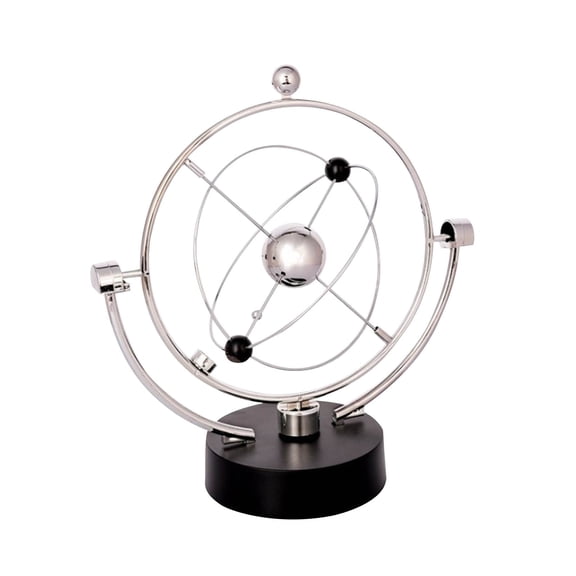 Euaioeiu Celestial Perpetual Motion Desk Ornament with Magnetic Levitation Sculpture Kinetic Art for Home Office Decor Meditation Focus and Unique Gift Idea