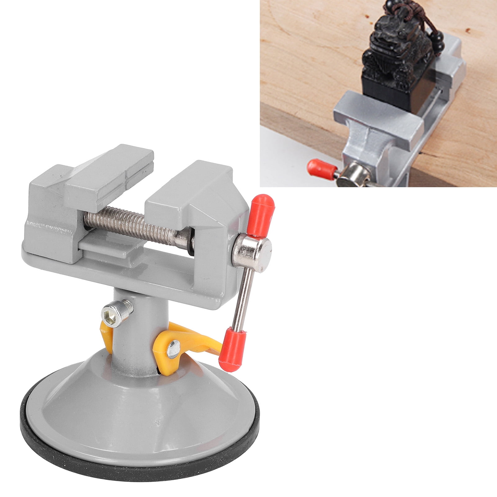 Gupbes Mini Suction Vise Clamp Mini Table Suction Vise For DIY Jewelry
