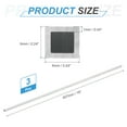 thumbnail image 2 of Uxcell Aluminum Square Tubing,0.24"x0.24"x16" Long 0.04" Wall Thick 6063 Aluminum Square Tube Seamless Structural Metal Profile Hardware for Construction DIY Home Decor Furniture 3pcs, 2 of 6
